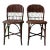 Antique Wicker Chairs Pair For Sale