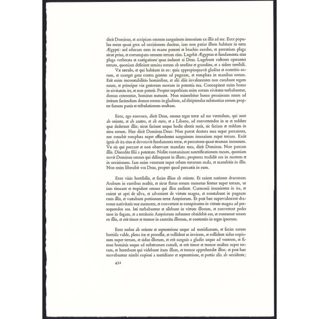 Brown 1969 Salvador Dalí Biblia Sacra "Veni, Domine Jesu" (Come, Lord Jesus) For Sale - Image 8 of 11