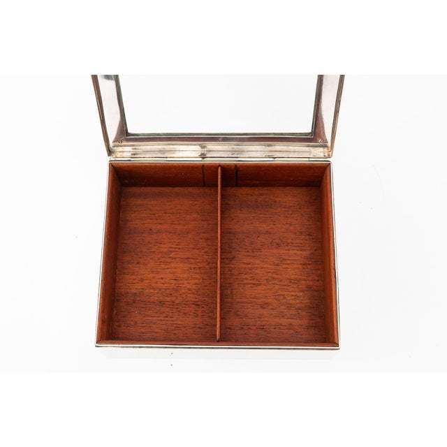 Vintage Brass Cigar Box, 1920s For Sale - Image 12 of 13