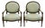 Pair of Country French Lounge Chairs For Sale