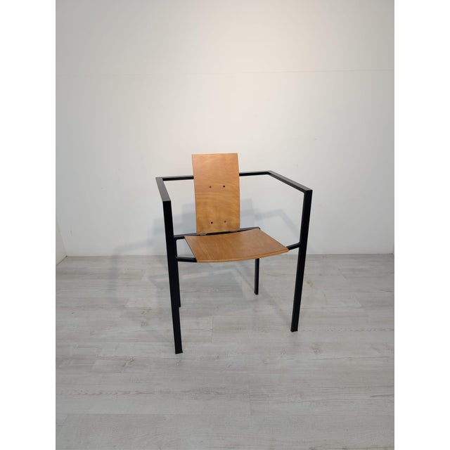 Postmodern KFF Karl-Friedrich Forster Chair from the 1980s Stylish lounge chair designed by Karl-Friedrich Forster in the...