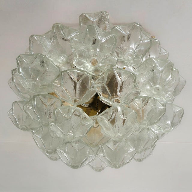 Mid-Century Murano Glass Pagode Chandelier from J. T. Kalmar, 1960s For Sale - Image 10 of 14