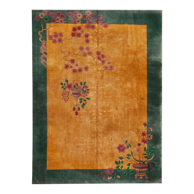 Nazmiyal Collection Antique Chinese Art Deco Rug For Sale