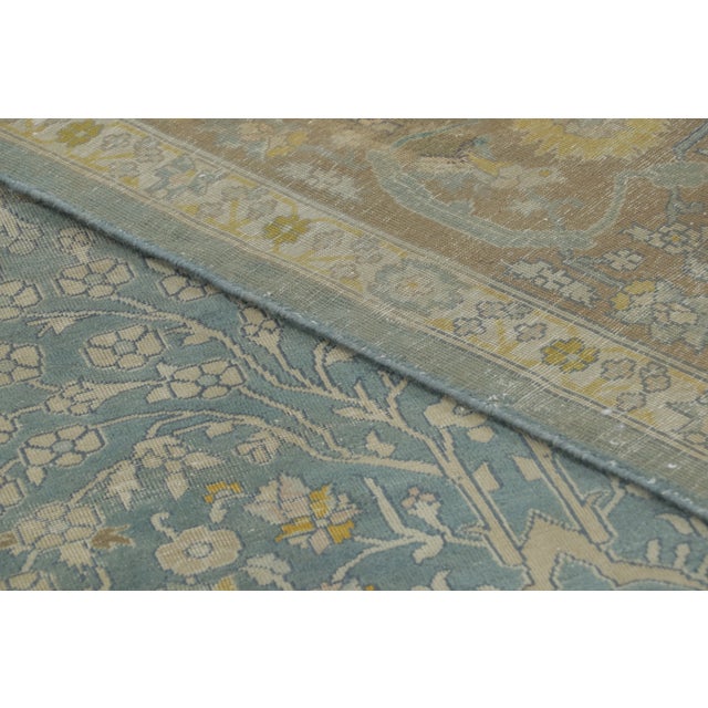 Oversized Antique 20th Century Indo-Persian Rug With Floral Vinery - Rug & Kilim For Sale - Image 11 of 11