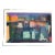 Vintage Monumental Abstract Organic Modern Original Acrylic Painting on Paper by Jack Willis, Multi Color For Sale