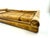 Vintage Mid Century Woven Bamboo Tray With Rustic Character For Sale - Image 4 of 13