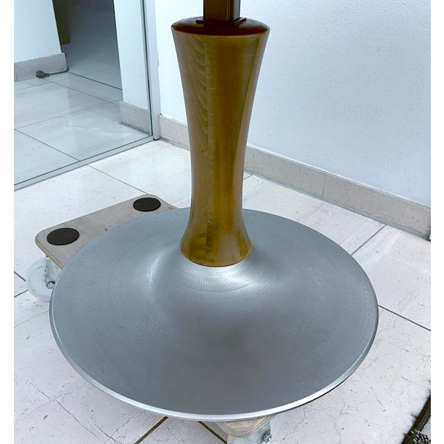 Vintage Tulip Table in Wood For Sale - Image 9 of 16