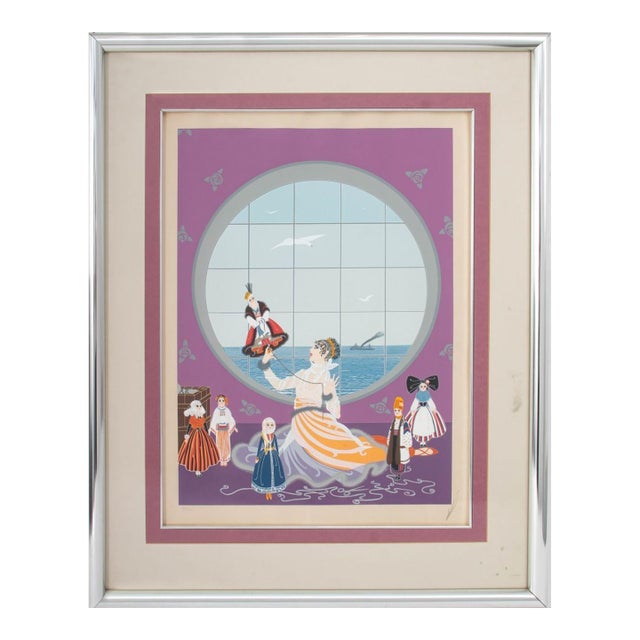 Erte "Les Poupees Russes" Serigraph, 1979 For Sale