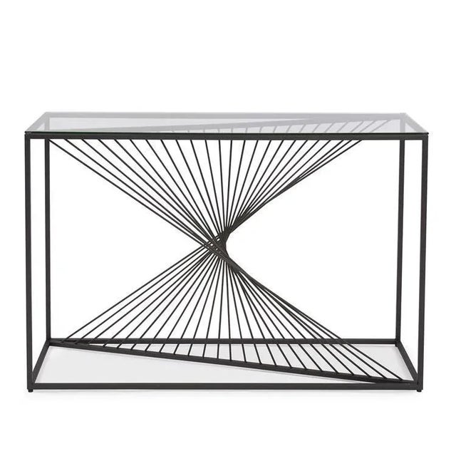 Optic Twist Console Table from Kenneth Ludwig Chicago For Sale - Image 9 of 9