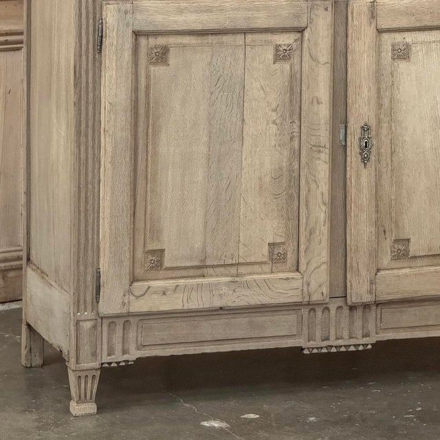 Late 18th Century 18th Century French Louis XVI Period Stripped Oak Buffet For Sale - Image 5 of 18