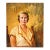 1940s Elegant Female Woman Portrait Oil Painting Traditional Wall Art Home Decor For Sale