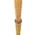 Handcrafted floor lamp features a striking column of bundled natural bamboo stalks secured with woven raffia-style ties....