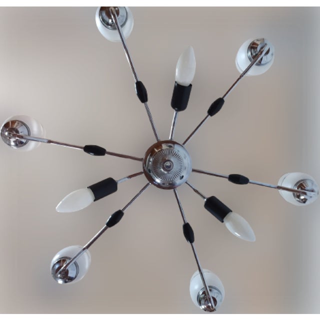 Mid-Century Chandelier, 1950s For Sale - Image 14 of 17