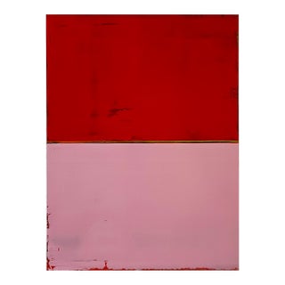 Contemporary Abstract Oil on Canvas/Wood "#1745" by Arvid Boecker For Sale