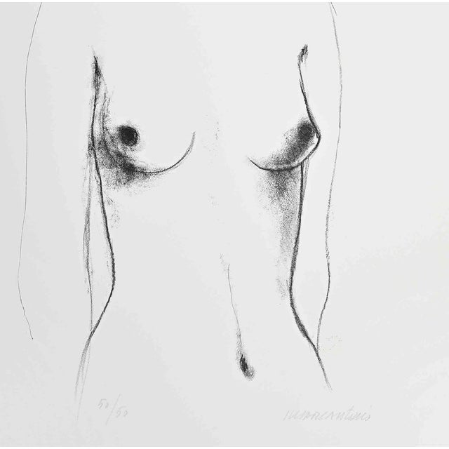 Nude is an etching on paper realized by Carlo Marcantonio. Hand-signed in the lower right in pencil. Good conditions....