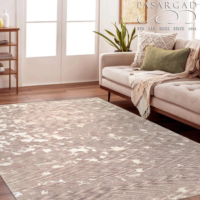 Pasargad DC Fine Hand Knotted Modern Rug For Sale - Image 4 of 4