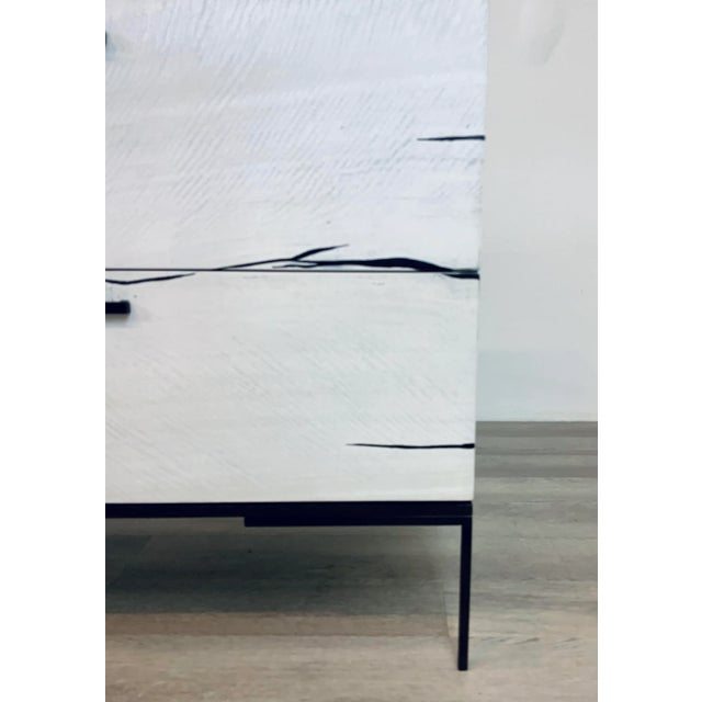 Organic Modern Bleached Yukas Wood Dresser For Sale - Image 4 of 9