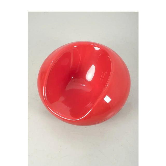 Red Red Pastil Lounge Chair by Eero Aarnio For Sale - Image 8 of 9
