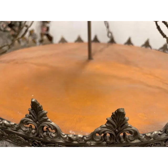 Large Crystal Chandelier, 1950s For Sale - Image 11 of 12