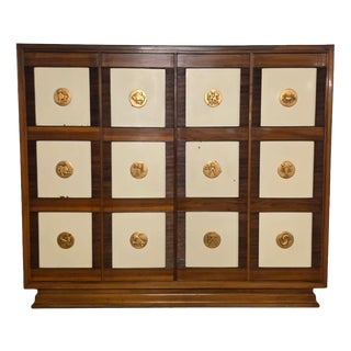 Art Deco Cabinet with Zodiac Signs, 1930s For Sale