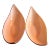 1980s Lenox Beige Gilded Porcelain Boat Shape Dishes- Set of 2 For Sale