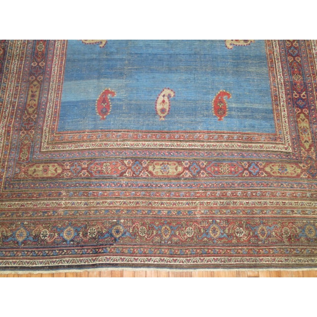 Antique Persian Doroksh Carpet For Sale - Image 10 of 18