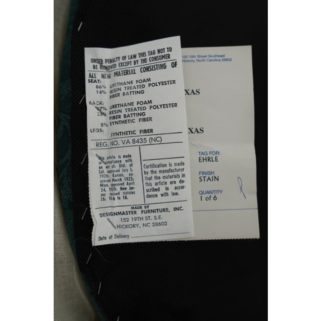 Vintage Designmaster Upholstered Dining Chairs (Set of 6) For Sale - Image 15 of 16