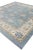 Blue Modern Turkish Oushak Rug 9'4" x 9'9" For Sale - Image 8 of 10