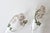 French Two Vintage Perrier Jouet Painted Champagne Glasses, Pair of Flutes, French Glassware For Sale - Image 3 of 8