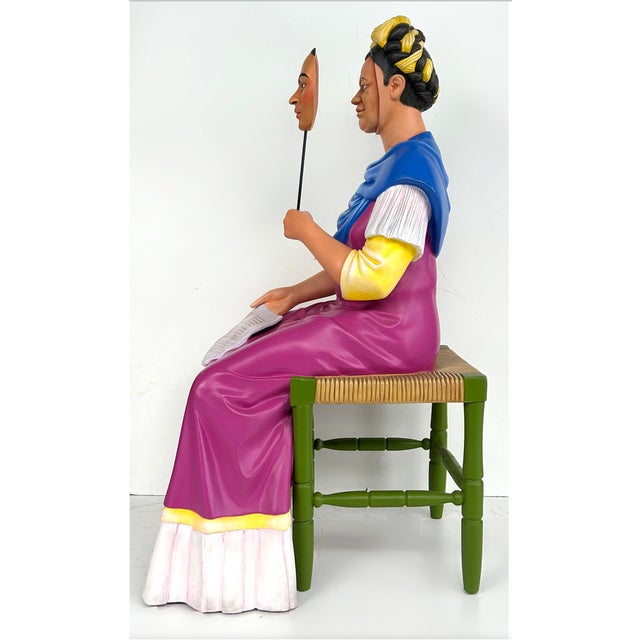 1990s Sergio Bustamante 'Homenage a Frida Kahlo', Rare Life-Size Sculpture 15/25 For Sale In Miami - Image 6 of 17
