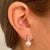 Finely Faceted Quality Diamond Akoya Pearl Earrings 14 KT 8.55 mm Certified $1,895 018210 This is a One of a Kind Unique...