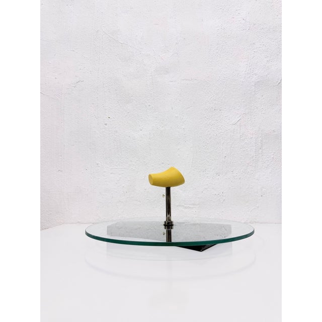 Postmodern Serving Plate with Handle by Claude Dumas, Paris, 1980s For Sale - Image 6 of 11