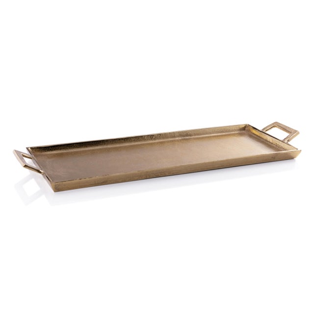 La Réserve Aluminum Tray, 16" x 9" For Sale In Los Angeles - Image 6 of 6