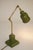 1940s Industrial Machine Age Empire Regency Toleware Brass Articulating Table Lamp For Sale In Los Angeles - Image 6 of 10