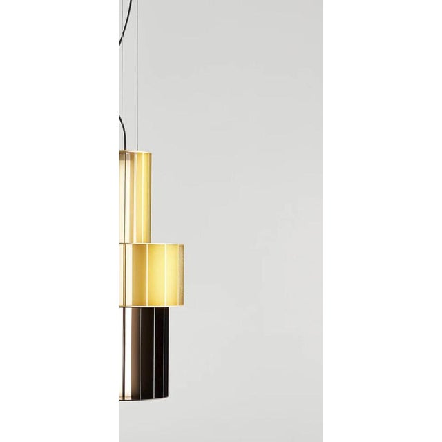 Metal Babel T Me Custom Suspended Lamp by Stephen Burks for Parachilna For Sale - Image 7 of 10