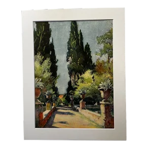 1926 Villa d'Este Tivoli Italy Print