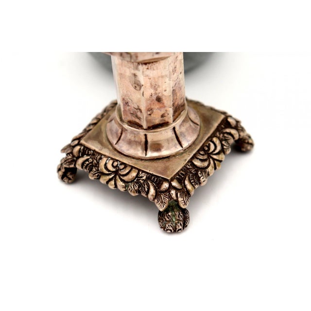 Silver Toothpick Holder with Poseidon Figure For Sale - Image 3 of 8