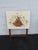 Scheibe Mid Century Folding Wooden Tv Trays Floral Top 4pc Set With Stand 6896 For Sale - Image 18 of 18