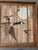 Wood Large Vtg. 1989 Wood Inlay Geese Landscape Art Signed by C. Pruitt Inscribed 19th C. Wood Lath For Sale - Image 7 of 18