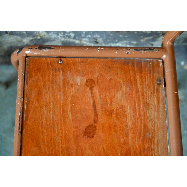 Modern Tube Chairs in Wood and Metal, 1950s, Set of 4 For Sale - Image 12 of 14