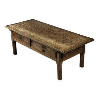 Antique Spanish Coffee Table, 1700s For Sale
