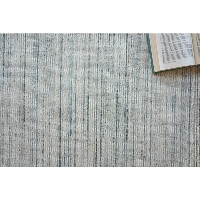 2020s Exquisite Rugs Carmen Handmade PET Yarn Blue Rug-9'X12' For Sale - Image 5 of 8