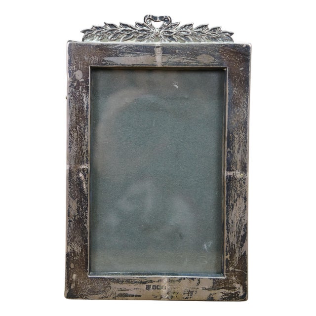 Antique Victorian JDWD James William Deakin Sterling Silver Picture Photo Frame For Sale