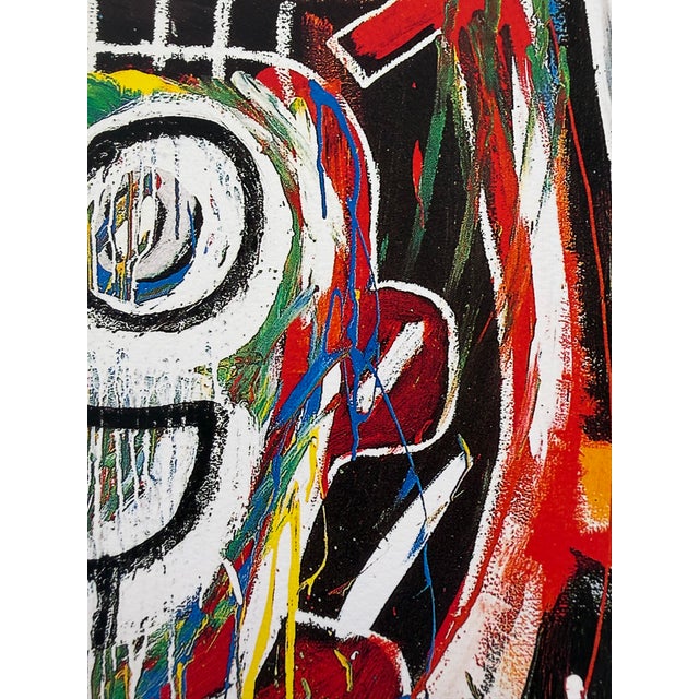Black Jean Michel Basquiat (1960-1988), Dustheads, 1982, Copyright Estate of Jean Michel Basquiat, Licensed by Artestar New York, Printed in the Uk For Sale - Image 8 of 10