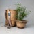 Mid-Century Modern Japanese Handwoven Bamboo Carrying Basket, 1960s For Sale - Image 3 of 9