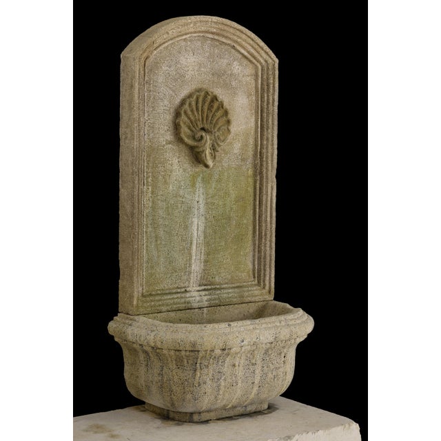 Rustic 15th Century and Earlier Old Stone Fountain. Antique Fountain. Small Garden Fountain. Wall Fountain. For Sale - Image 3 of 5
