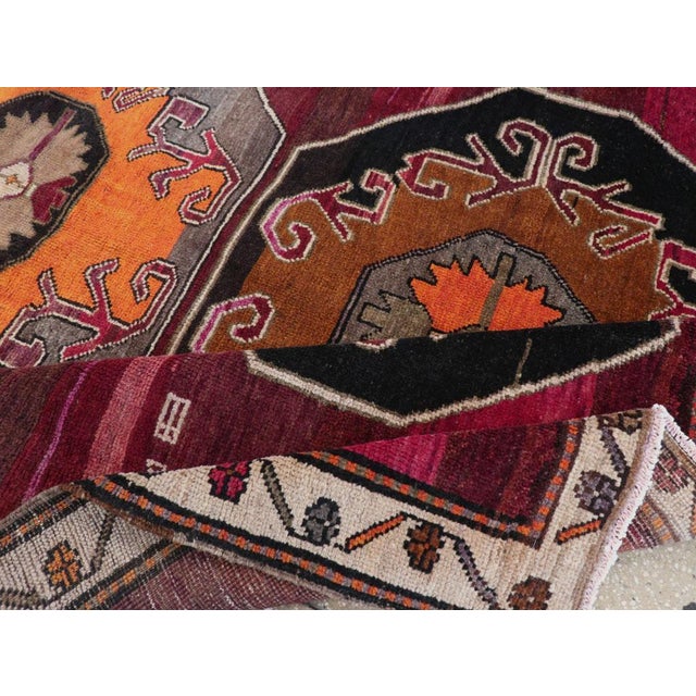 Textile Galerie Shabab Collection Mid-20th Century Turkish Anatolian Tribal Carpet For Sale - Image 7 of 8