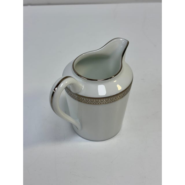 Ceramic Charles Haviland & C. Parlon Limoges Malmaison Platinum (No Verge) Porcelain Set - 8 Pieces For Sale - Image 7 of 17