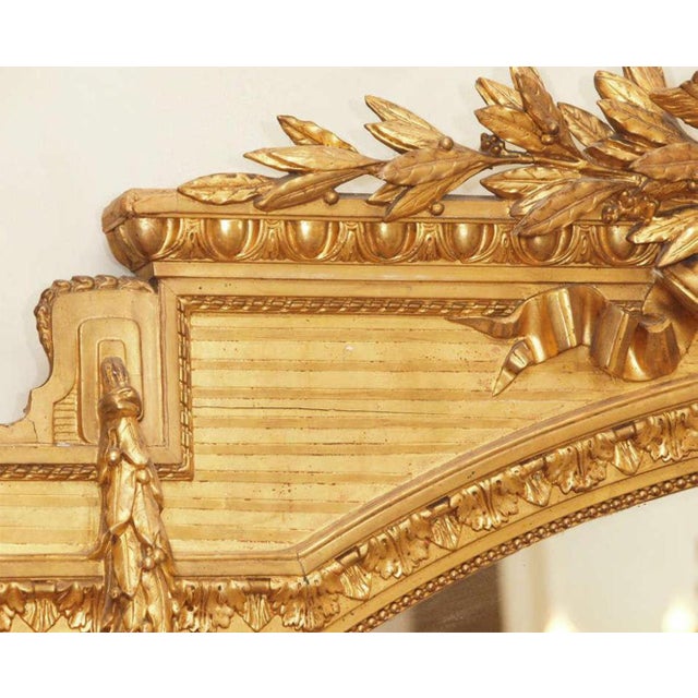 French Napolean III Gilt Mirror For Sale - Image 3 of 8
