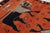 1950s Vintage Persian Gabbeh Rug in Red With Twin Lion Pictorials - Rug & Kilim For Sale - Image 5 of 7